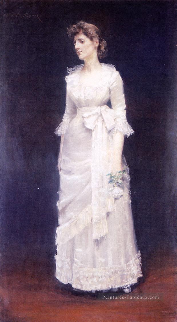 The White Rose aka Mlle Jessup William Merritt Chase Peintures à l'huile
